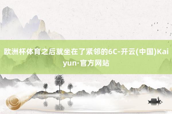 欧洲杯体育之后就坐在了紧邻的6C-开云(中国)Kaiyun·官方网站