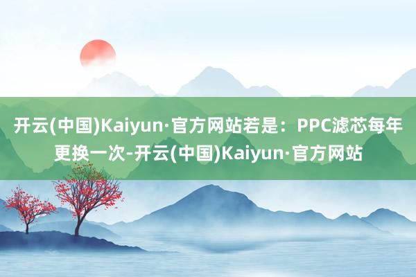 开云(中国)Kaiyun·官方网站若是：PPC滤芯每年更换一次-开云(中国)Kaiyun·官方网站