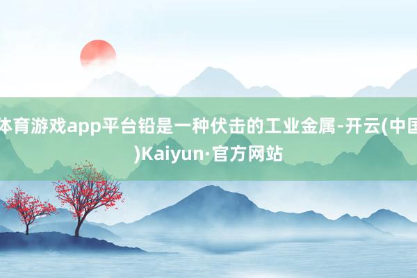 体育游戏app平台铅是一种伏击的工业金属-开云(中国)Kaiyun·官方网站